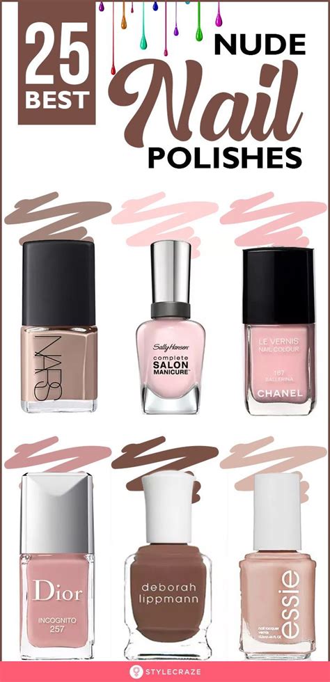 The 25 Best Nude Nail Polishes for Every Skin Tone 